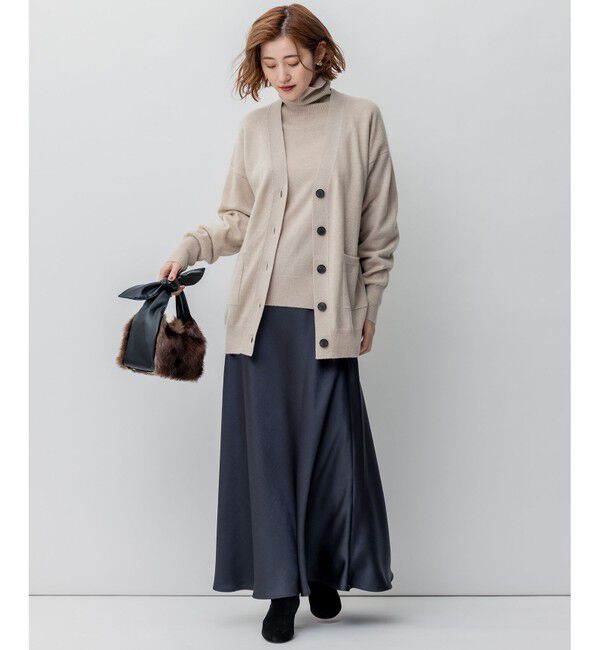 23区「スウェード ヒール ブーツ」|ショートブーツ|