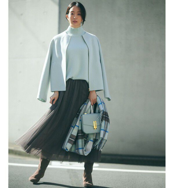 23区「スウェード ヒール ブーツ」|ショートブーツ|