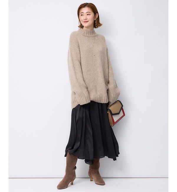 23区「スウェード ヒール ブーツ」|ショートブーツ|