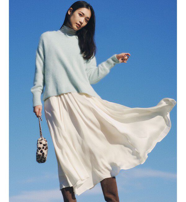 23区「スウェード ヒール ブーツ」|ショートブーツ|