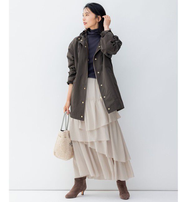 23区「スウェード ヒール ブーツ」|ショートブーツ|