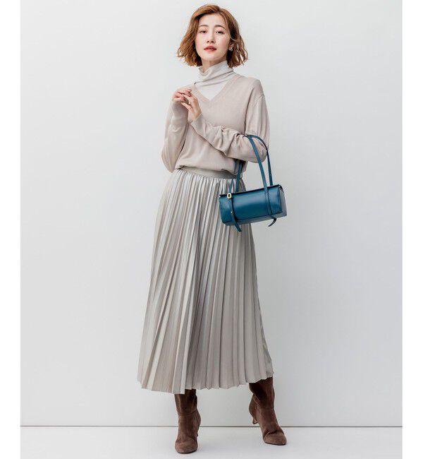 23区「スウェード ヒール ブーツ」|ショートブーツ|