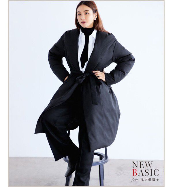 23区「【滝沢眞規子さん着用】リュクスダウン ガウンコート」|ダウン|