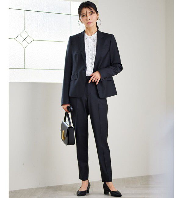 23区「【セットアップ対応】ラフィーネウール テーパードパンツ」|その他|