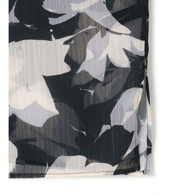 23区「【洗える】Ratti シャドーフラワー プリント ブラウス」|シャツ・ブラウス|