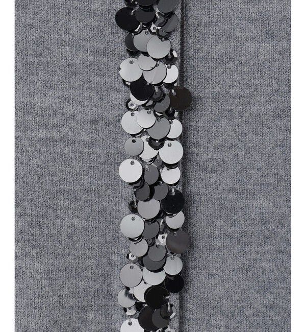 23区「スパンコールニット カーディガン」|カーディガン|