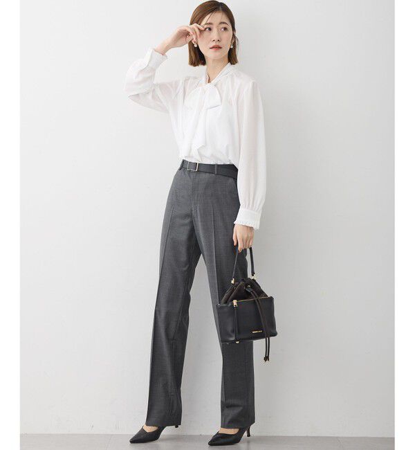 23区「【セットアップ着用】ファインネスウール テーパード パンツ」|その他|