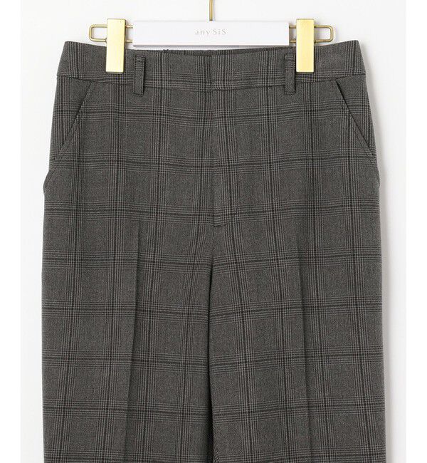 ANY SIS「【蓄熱効果】サーモトロン 2WAYストレッチ テーパードパンツ（チェック柄）」|その他|