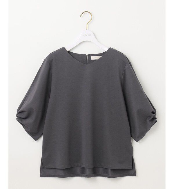 ANY SIS「【接触冷感/UVカット】サカリバタックスリーブ プルオーバー」|Tシャツ・カットソー|