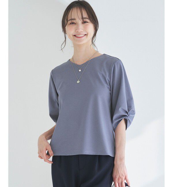 ANY SIS「【接触冷感/UVカット】サカリバタックスリーブ プルオーバー」|Tシャツ・カットソー|ｽﾓｰｷｰﾌ