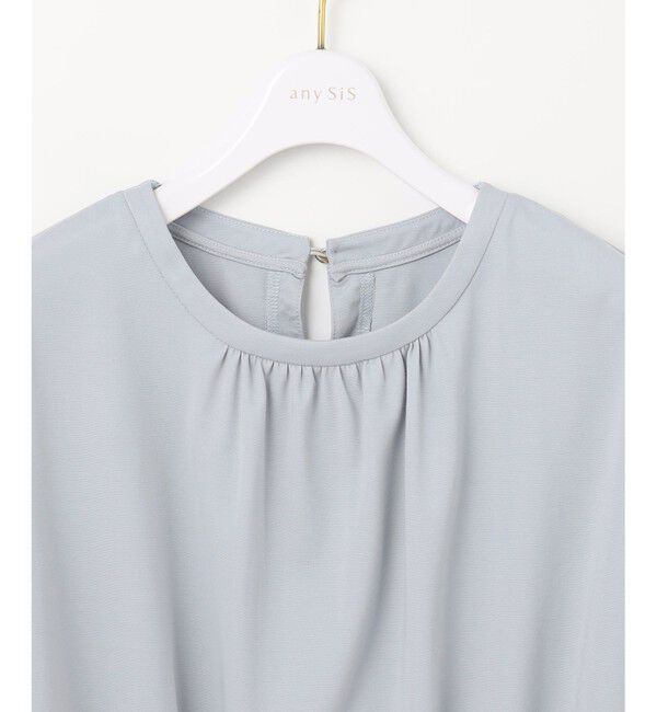 ANY SIS「【2SET】コンパクトトップス&times;ミスティプリントスカート セットアップ」|スーツ|