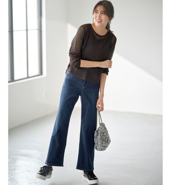 any SiS「【2SET】メッシュニット セット」|ニット・セーター|