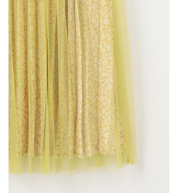 any SiS「【洗える】チュールレイヤードプリーツ スカート」|スカート|