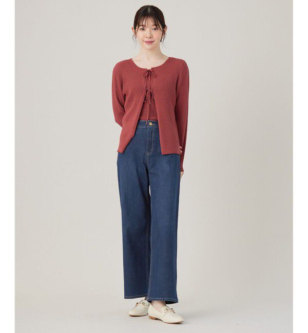 any SiS「【2SET】リボンカーデツイン ニット」|ニット・セーター|