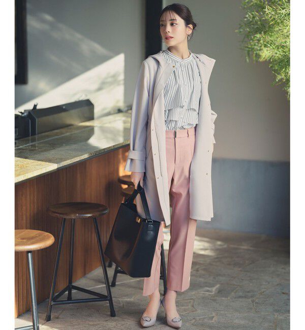 ANY SIS「【撥水・UVカット・洗える】フーデットロング コート」|ミリタリー・モッズコート|