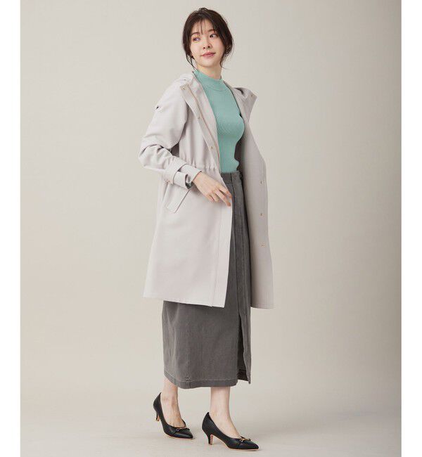 ANY SIS「【撥水・UVカット・洗える】フーデットロング コート」|ミリタリー・モッズコート|