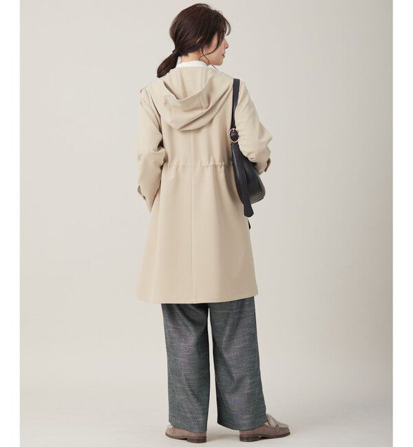 ANY SIS「【撥水・UVカット・洗える】フーデットロング コート」|ミリタリー・モッズコート|