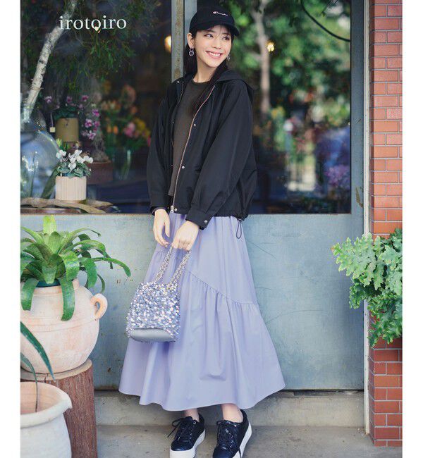 ANY SIS「【洗える・2SET】ダンボール プルオーバー&times;ギャザー スカート」|スーツ|