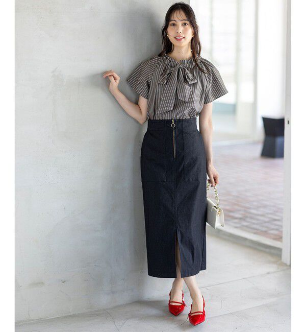 ANY SIS「【2WAY】フロントジップタイト スカート」|スカート|