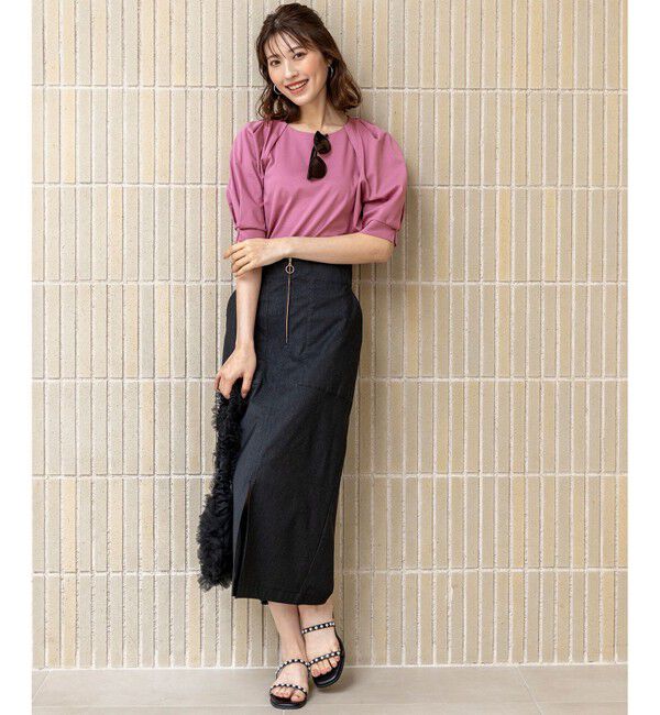 ANY SIS「【2WAY】フロントジップタイト スカート」|スカート|