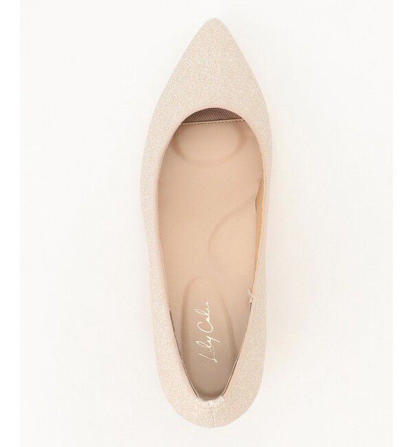 ANY SIS「【23.0cm~24.0cm】ラメローヒール パンプス」|パンプス|