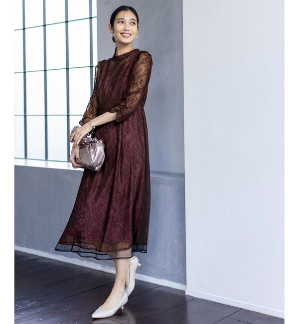 ANY SIS「【23.0cm~24.0cm】ラメローヒール パンプス」|パンプス|