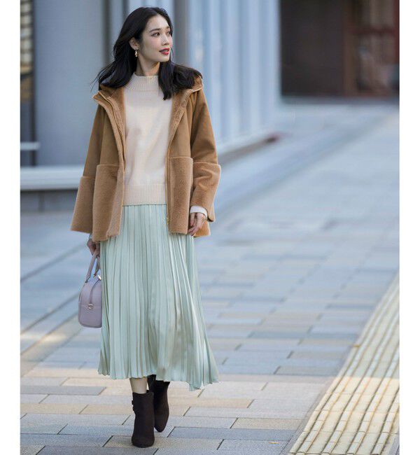 ANY SIS「【2SET】ボリューム ニット&times;プリーツ スカート セット」|スーツ|