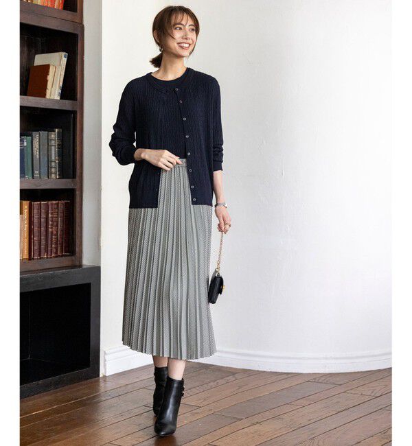 ANY SIS「【2SET】ボリューム ニット&times;プリーツ スカート セット」|スーツ|