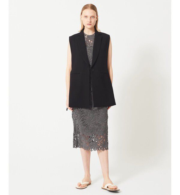 BEIGE,「NARCISSUS / レーススカート」|スカート|