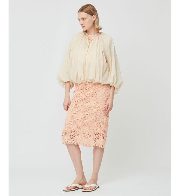 BEIGE,「NARCISSUS / レーススカート」|スカート|