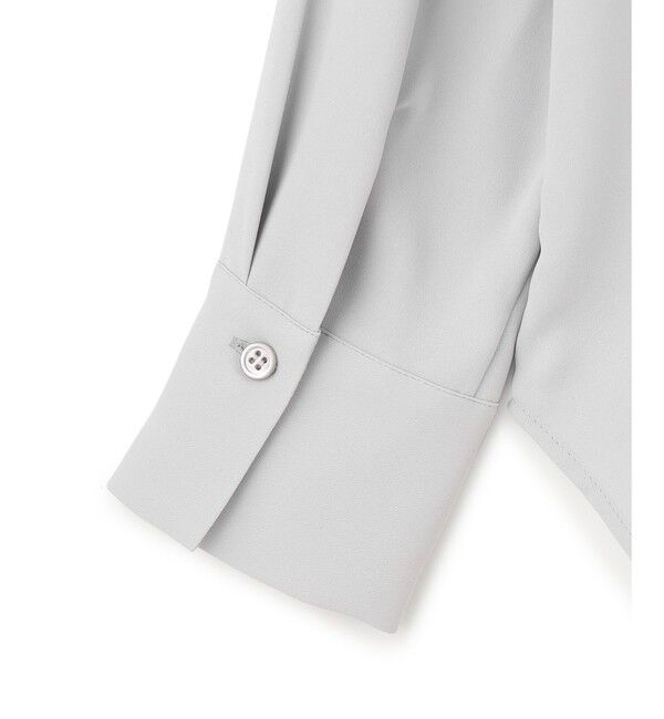 BEIGE,「【洗える】EVA / ボウタイロングスリーブブラウス」|シャツ・ブラウス|