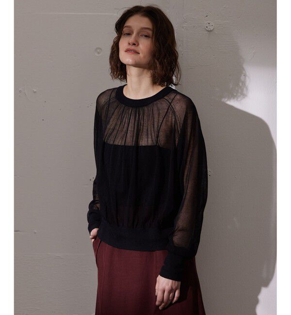 BEIGE,「LIANE / ニットトップス」|ニット・セーター|Black