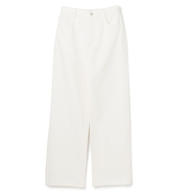 BEIGE,「【洗える】VICTOR / ワイドデニムパンツ」|デニム|