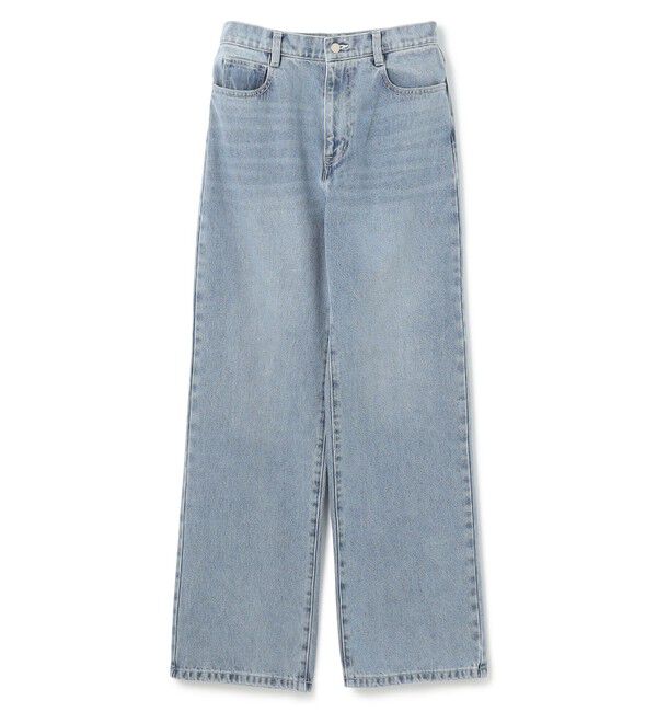 BEIGE,「【洗える】VICTOR / ワイドデニムパンツ」|デニム|