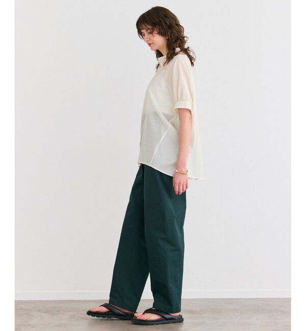 BEIGE,「【洗える】GAZANIA / コットンチノカービーパンツ」|チノ|