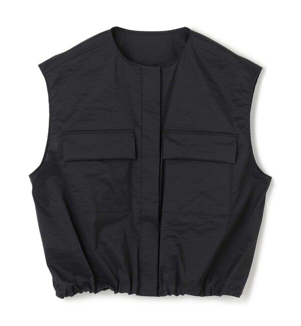 BEIGE,「【洗える】LANTANA / ビックポケットノースリーブブルゾン」|シャツ・ブラウス|