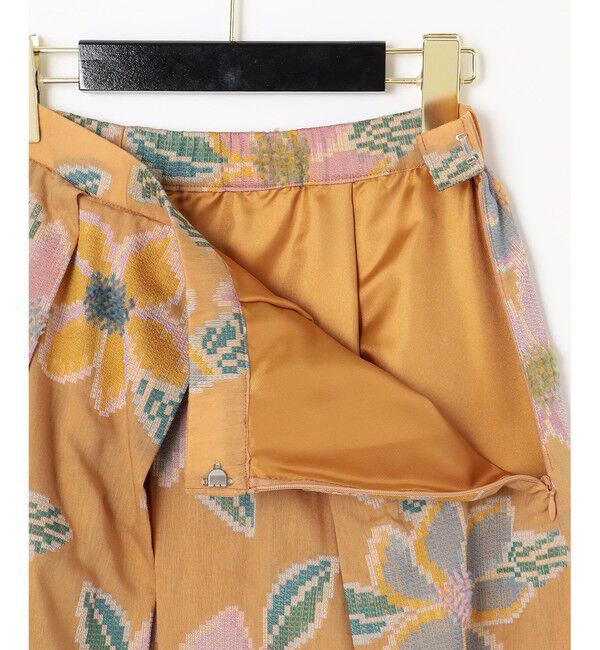 GRACE CONTINENTAL「モザイクジャガードタックスカート」|スカート|