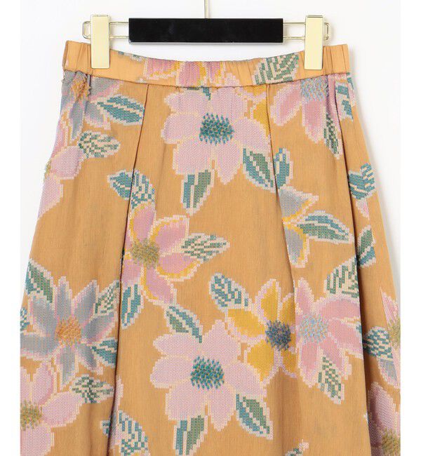 GRACE CONTINENTAL「モザイクジャガードタックスカート」|スカート|