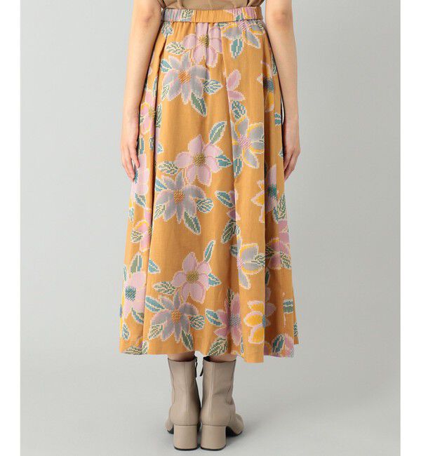 GRACE CONTINENTAL「モザイクジャガードタックスカート」|スカート|