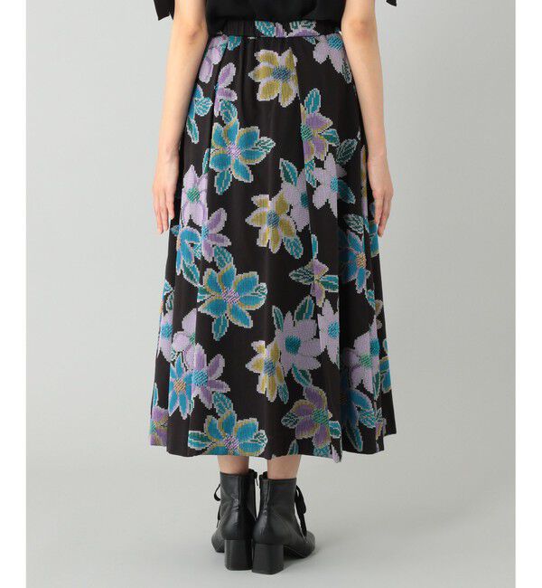 GRACE CONTINENTAL「モザイクジャガードタックスカート」|スカート|