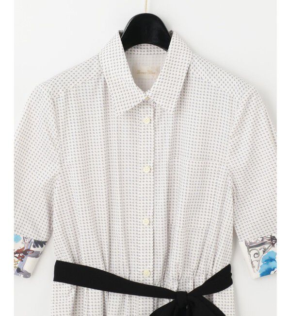  「ペイサージュプリントシャツワンピース」|ワンピース|