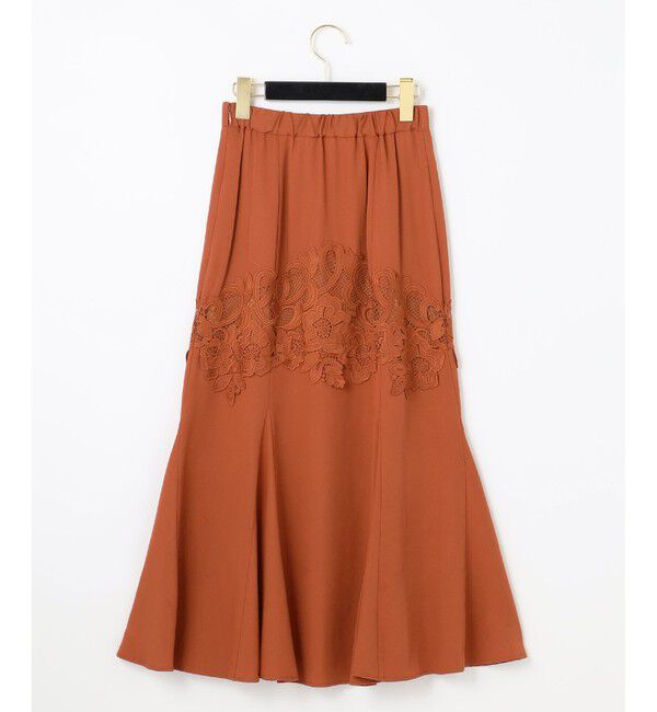 GRACE CONTINENTAL「レース切替マーメイドスカート」|スカート|