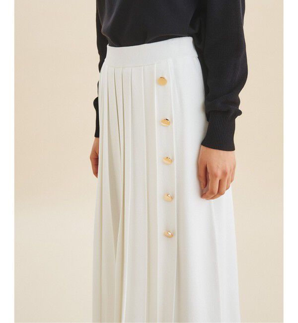  「ミラノリブプリーツスカート」|スカート|