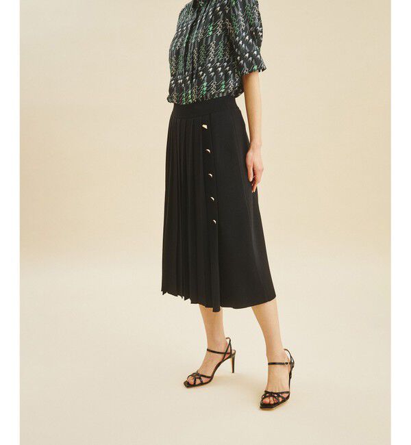  「ミラノリブプリーツスカート」|スカート|