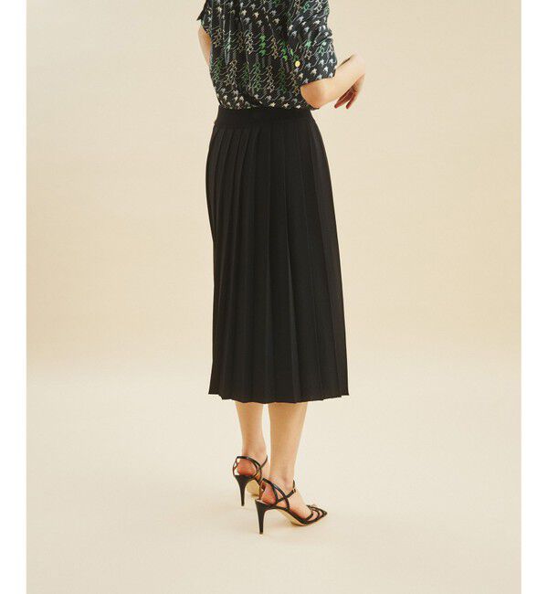  「ミラノリブプリーツスカート」|スカート|