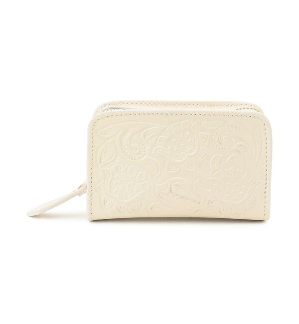 Carving Tribes「Zip mini pouch」|ポーチ|エクリュ