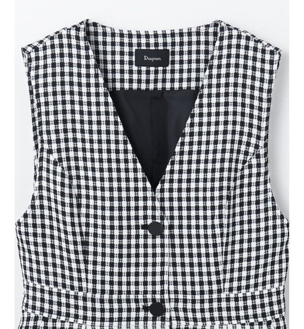 Diagram「チェックジャンパースカート」|ジャンパースカート|