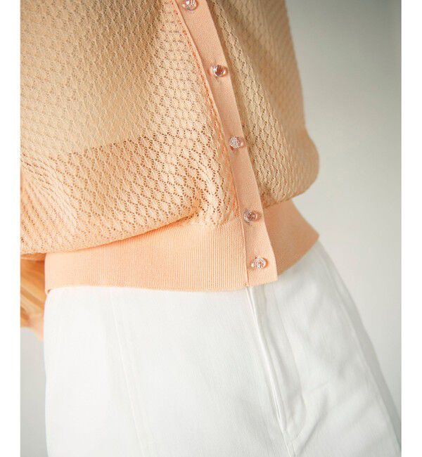 GRACE CONTINENTAL「シアードルマンニットカーディガン」|カーディガン|