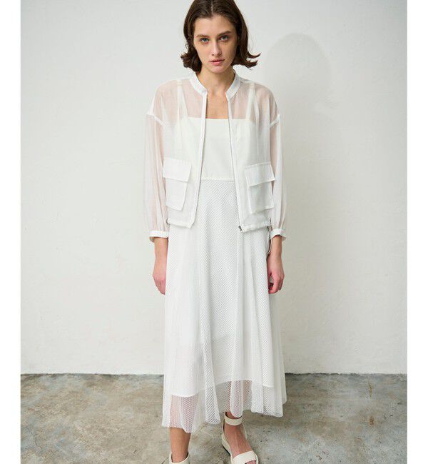 Grace Class「シアードレープブルゾン」|ブルゾン・スタジャン|