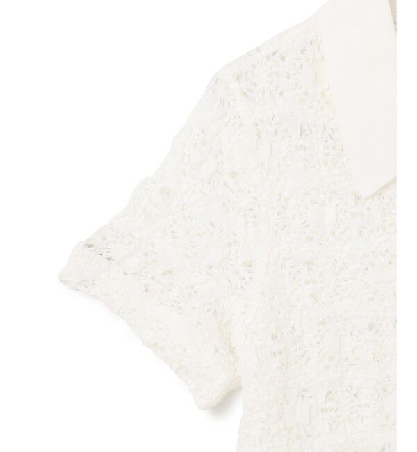 GRACE CONTINENTAL「レースカットスキッパートップ」|シャツ・ブラウス|